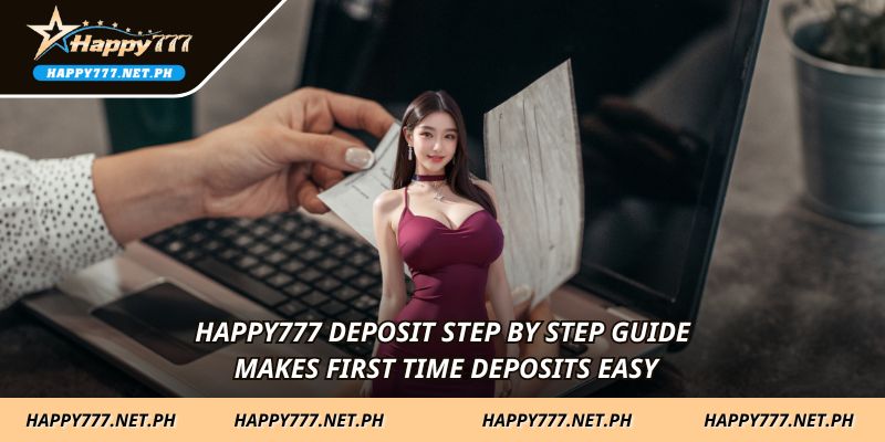 HAPPY777 Deposit step by step guide makes first time deposits easy