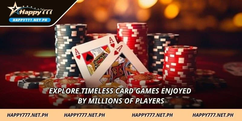 Explore timeless card games enjoyed by millions of players