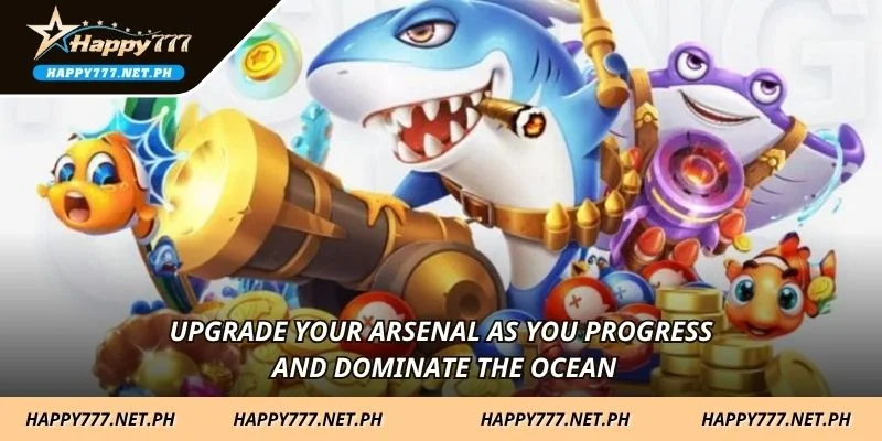 Upgrade your arsenal as you progress and dominate the ocean
